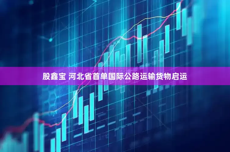 股鑫宝 河北省首单国际公路运输货物启运
